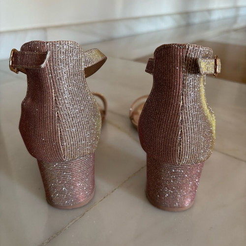 Tsakiris Mallas sandals like new, size 39, pink and gold