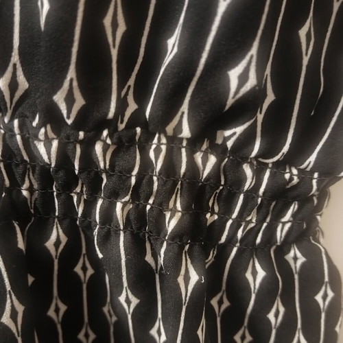 Peacocks summer dress used, black and white, size 4XL