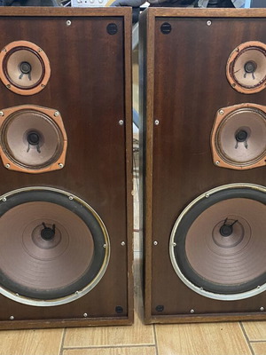 Roselson Vintage 3-Way Speakers used, pair, 8 Ohm