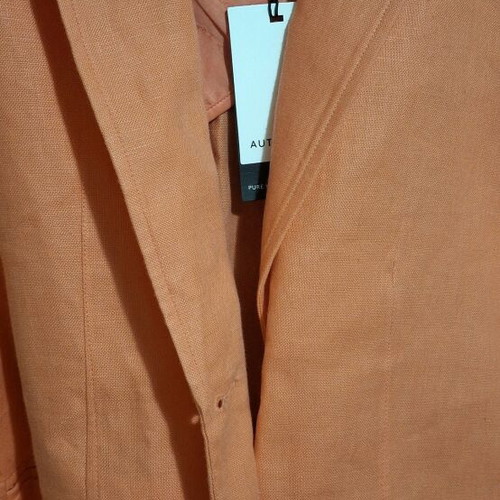 Linen jacket M&S new, orange, size L