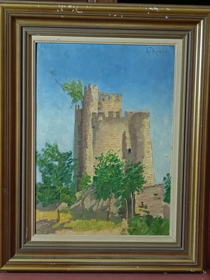 Маслена картина Кула като нова