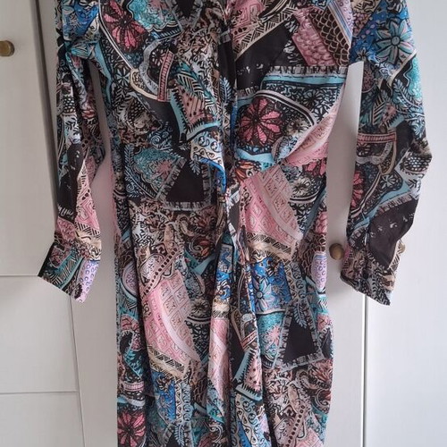 Multicolored beach dress small, used