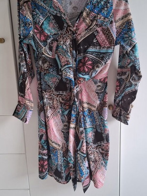 Multicolored beach dress small, used