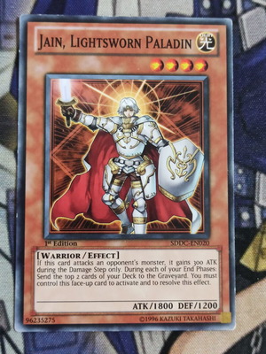 Jain Lightsworn Paladin Effect Monster κάρτα σαν καινούργιο
