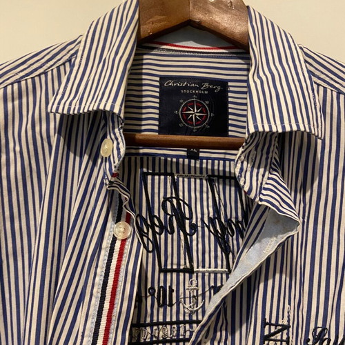 Christopher Berg Stockholm vintage shirt like new, white