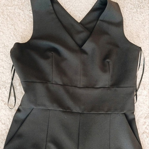 Thesis black wide-leg jumpsuit, small
