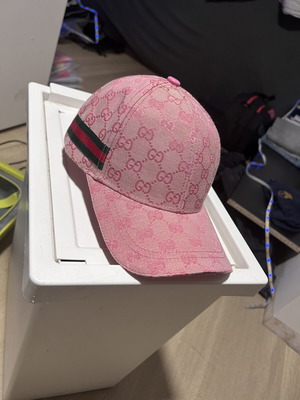 Gucci cap, pink, one size