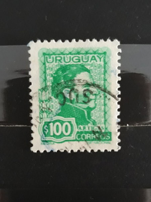 Γραμματόσημο Uruguay 1973 General Jose Artigas emerald σαν καινούργιο