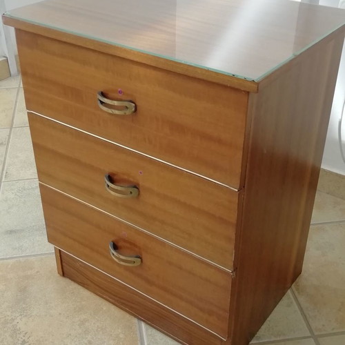 Bedroom furniture set used with bed, nightstand, dresser and mirror