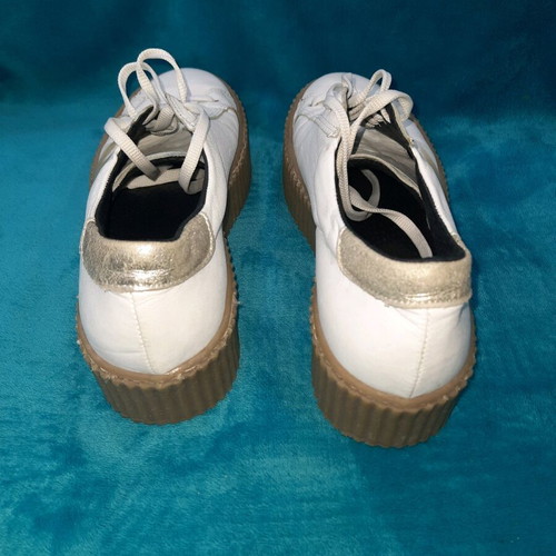 Divine Follie sports shoes like new, size 37, white and gold