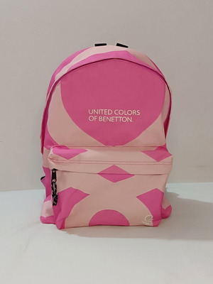 United Colors of Benetton pink backpack like new