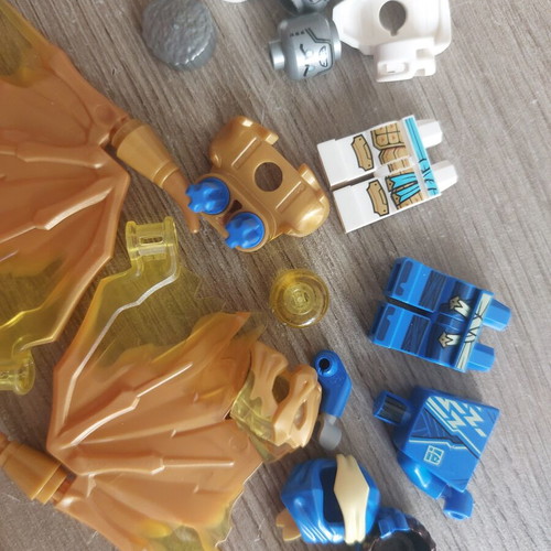 Lego Ninjago parts from Zane and Jay figures, like new