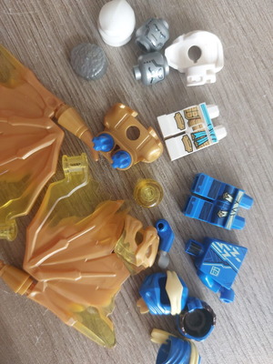Lego Ninjago parts from Zane and Jay figures, like new