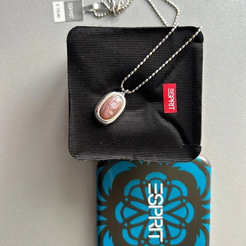Esprit necklace new, brown and silver