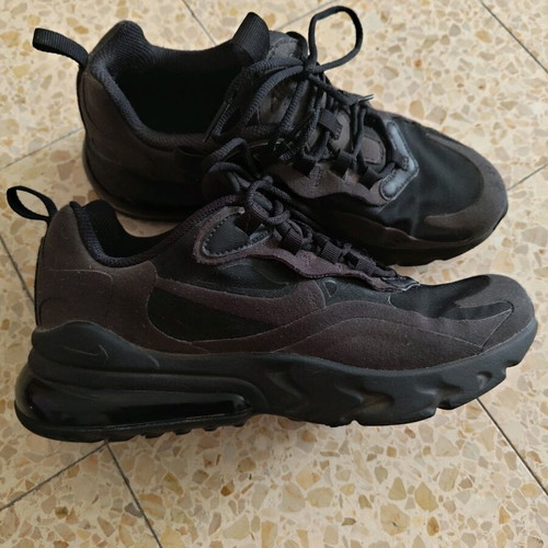 Nike Air Max 270 React women's sneakers used, size 37.5, black