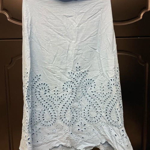 Zara skirt blue broderie lace used in excellent condition