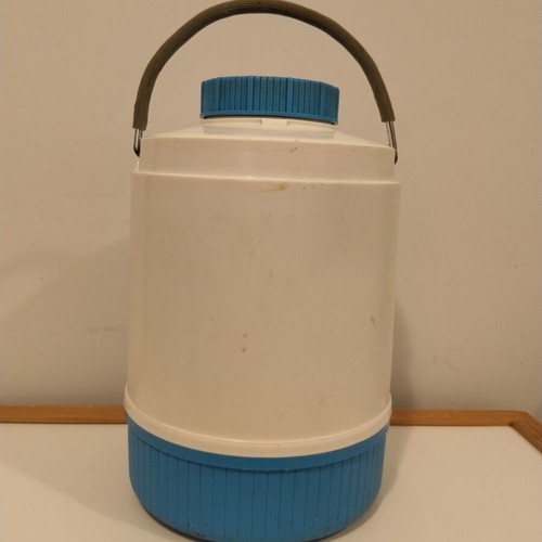 Thermos cooler with tap, blue, 8 lt