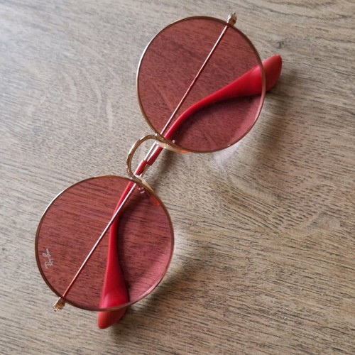 RayBan sunglasses pink round like new