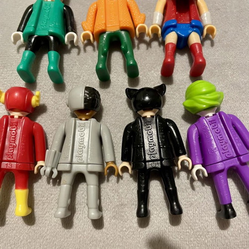 Playmobil DC Kinder Surprise figures, pack of 7