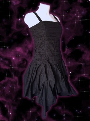 Corset dress with spikes like new, black, size M