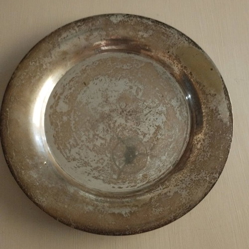 Metal discs used, 1970s, set of 3 pieces