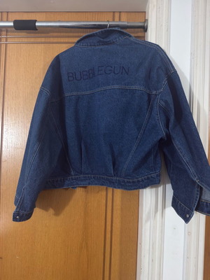 Bubblegun denim jacket like new, blue, one size