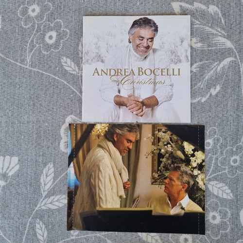Andrea Bocelli My Christmas original paper inserts like new