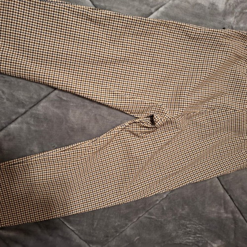 Zara checked leggings like new, beige and brown, size S