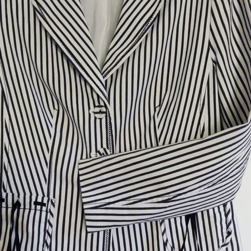 Italian summer jacket like new, size L, white and blue