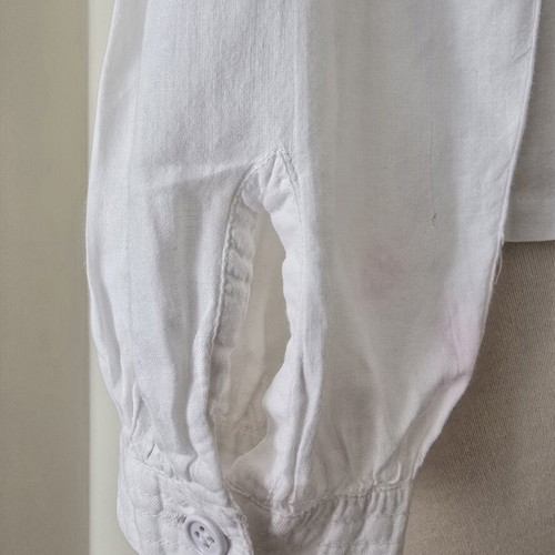 Vintage white Edwardian style shirt size S used