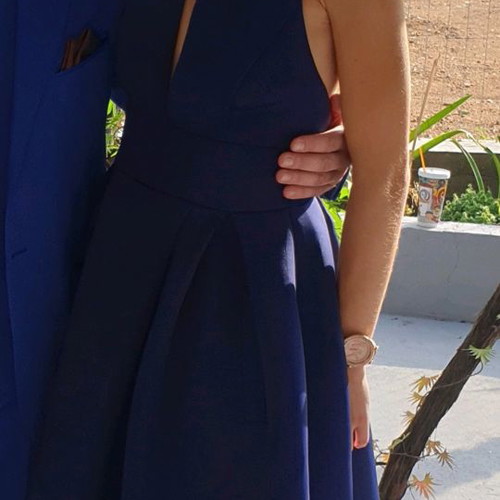ASOS Deluxe dress used, dark blue, size S