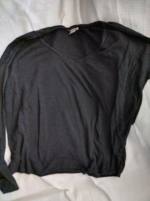 H&M black loose pullover size M like new