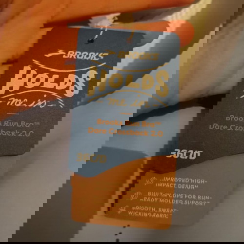 Αθλητικό σουτιέν Brooks 36C/D μπλε αχρησιμοποίητο χωρίς ραφές