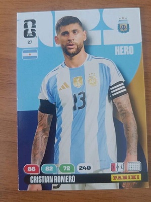 Adrenalyn FIFA World Cup 2026 card No 27 new