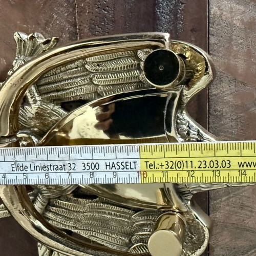Vintage Heavy Brass Eagle Door Knocker