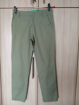 Benetton χακί παντελόνι chino ν 40 σαν καινούργιο