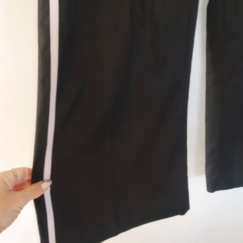 Pants like new, black with side stripes, size L