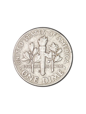 Roosevelt Silver Dime 1964 used