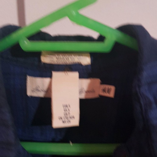 H&M Blue Checked Shirt Like New, Size S