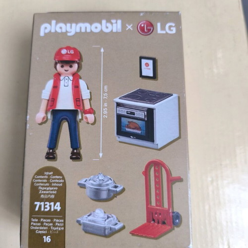 Playmobil 71314 x LG Electronics Oven Henry Figure new