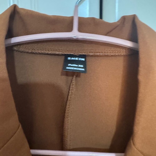 Shein thin jacket light brown petite XS like new