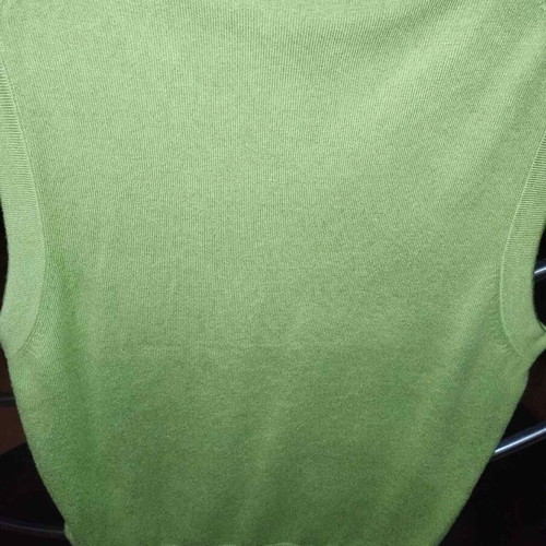 Sleeveless knit top Zara new, lime color