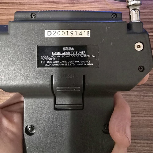 Sega TV Tuner used for Sega Game Gear functional