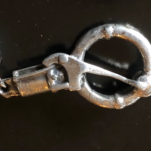 Keychain replica of Spitfire fighter plane rudder vintage