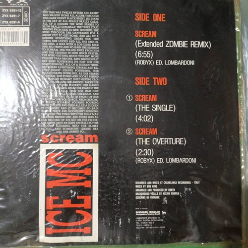 Ice MC Scream vinyl record