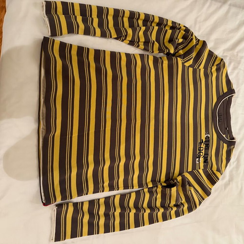 Esprit long-sleeve shirt like new, khaki and yellow, size S