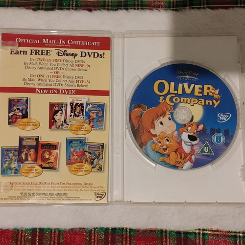 Oliver & Company Disney DVD lightly used