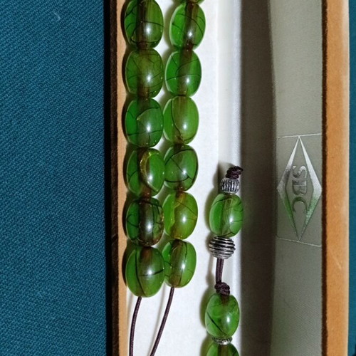 Worry beads handmade vinyl mosaic new