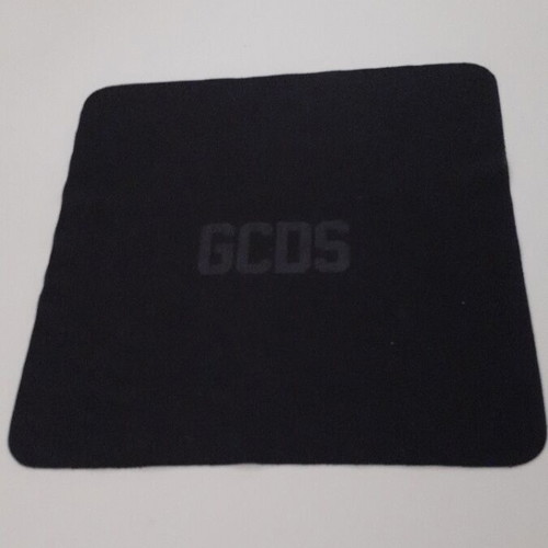 GCDS glasses pouch with cleaning cloth, black