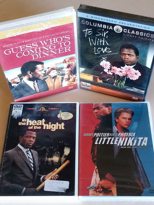 Сидни Поатие колекция от 4 DVD филма